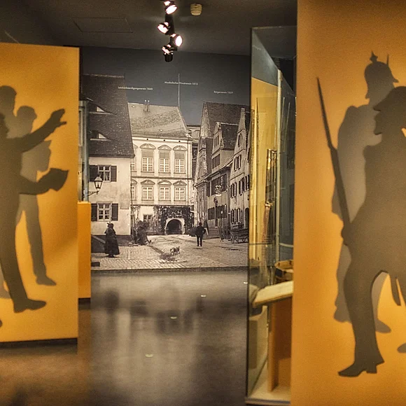 Blick auf die Dauerausstellung im Heimatmuseum in Oettingen